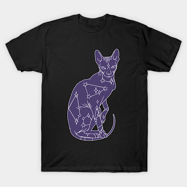 Catshirt, gothic occult cat lovers T-Shirt by The Brooklyn Vibe